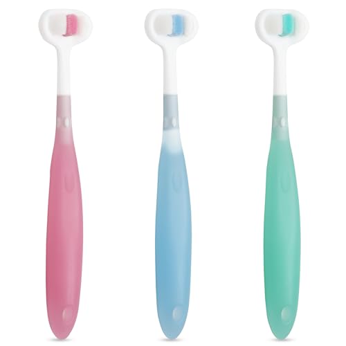 Cepillo de Dientes Extra Suave Trueocity para Niños, Set de 3 Cepillos para Bebés de 12 Meses en Adelante, Higiene Oral Sensory, Ideal para - imagen 1