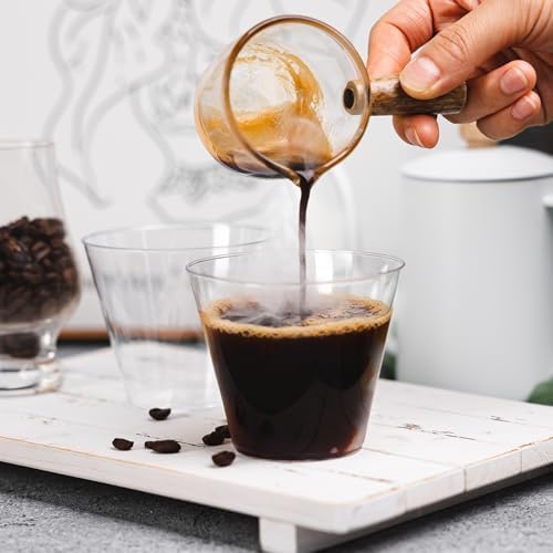 N9R 100 Piezas de Vasos Plásticos Transparentes de 9 oz para Bebidas Frías, Vasos Desechables Resistentes para Fiestas, Bodas y Eventos - imagen 5