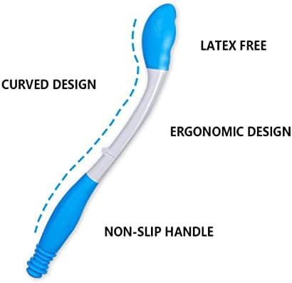 Limpiador de Alcance Largo Plegable - Ayuda para Limpiar la Parte Inferior - Asistente para Higiene Personal - Ayuda para Baño para Personas con - imagen 3