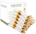 Sets de Cubiertos de Plástico Dorado Pre-enrollados; Rollos de Cuchara, Tenedor y Cuchillo, Paquete de 20 Sets Pre-enrollados - imagen 1