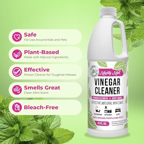 Limpiador de Vinagre Mighty Mint, Multiusos para Superficies del Hogar, Aroma Natural a Menta, 32 oz - imagen 5