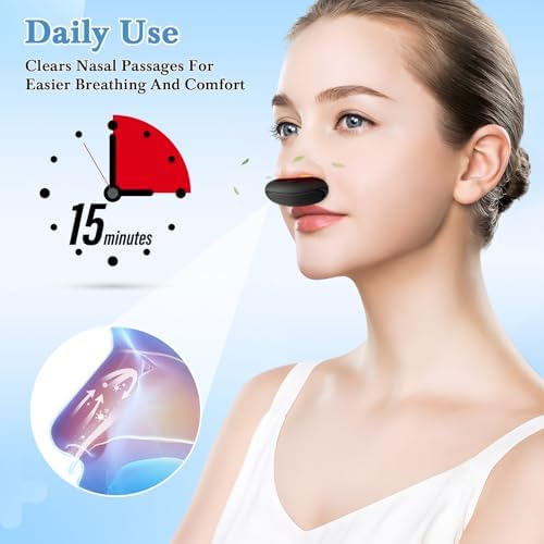 Dispositivo de Terapia Nasal con Luz Roja | Terapia de Luz Roja para Nariz y Senos Nasales | Alivio de Congestión, Alergias y Soporte Sinusal | - imagen 2