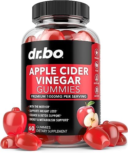 Gomitas de Vinagre de Sidra de Manzana ACV - Soporte Natural para Pérdida de Peso, Desintoxicación y Salud Digestiva - 1000MG con La Madre - imagen 1