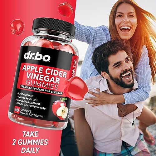 Gomitas de Vinagre de Sidra de Manzana ACV - Soporte Natural para Pérdida de Peso, Desintoxicación y Salud Digestiva - 1000MG con La Madre - imagen 7