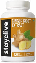 Cápsulas de Jengibre Puro STAY ALIVE 1000mg, Extracto 10:1 con 5% Gingeroles, 120 Píldoras, Suplemento Vegano, Sin OGM y Sin Gluten - imagen 1