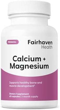 Suplemento de Calcio y Magnesio Fairhaven Health Peapod con Vitamina D3 para Embarazo y Salud Femenina | Libre de Gluten y Lácteos | Suministro para - imagen 1