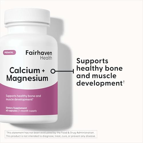 Suplemento de Calcio y Magnesio Fairhaven Health Peapod con Vitamina D3 para Embarazo y Salud Femenina | Libre de Gluten y Lácteos | Suministro para - imagen 2