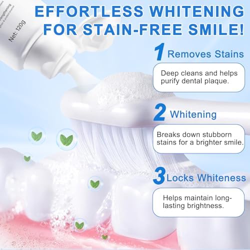 Pasta de Dientes de Hidroxiapatita, Cuidado del Esmalte, 2 Paquetes de 8.46 Oz, Menta Natural para Mayor Frescura, Fórmula No Irritante para Dientes - imagen 8