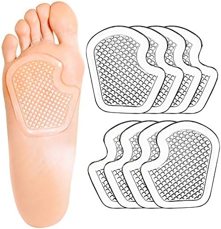 Kimihome Almohadillas Metatarsales 8 Piezas, Cojines de Gel para el Metatarso, Alivio del Dolor en la Planta del Pie - 4 Pares - imagen 1