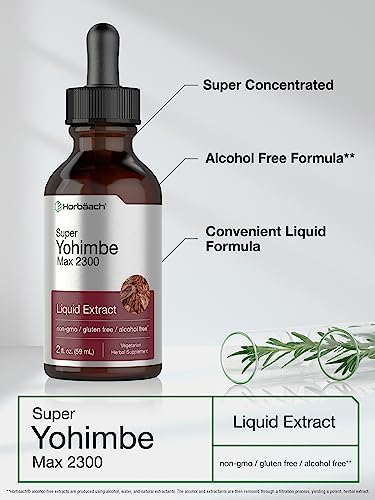 Extracto Líquido de Corteza de Yohimbe Horbäach | 2 Fl Oz | Suplemento para Hombres y Mujeres | Tintura sin Alcohol | Vegetariano, No Transgénico y - imagen 3