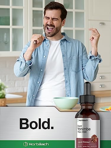 Extracto Líquido de Corteza de Yohimbe Horbäach | 2 Fl Oz | Suplemento para Hombres y Mujeres | Tintura sin Alcohol | Vegetariano, No Transgénico y - imagen 6