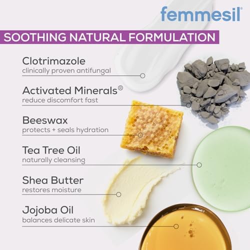 Ungüento Femmesil para Infección por Hongos MAX Fuerza, Tratamiento Vaginal con Clotrimazol para Mujeres, Crema Antifúngica Natural para Aliviar - imagen 5