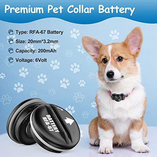 Baterías de Repuesto KGC RFA-67 de 6 Voltios para Collares de Perro, Compatible con PetSafe RFA 67 (Paquete de 10) - imagen 2