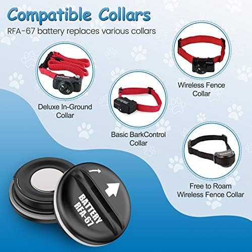 Baterías de Repuesto KGC RFA-67 de 6 Voltios para Collares de Perro, Compatible con PetSafe RFA 67 (Paquete de 10) - imagen 3