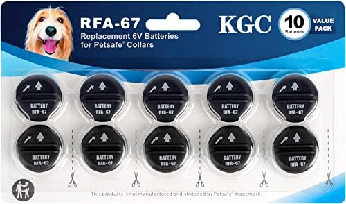Baterías de Repuesto KGC RFA-67 de 6 Voltios para Collares de Perro, Compatible con PetSafe RFA 67 (Paquete de 10) - imagen 8