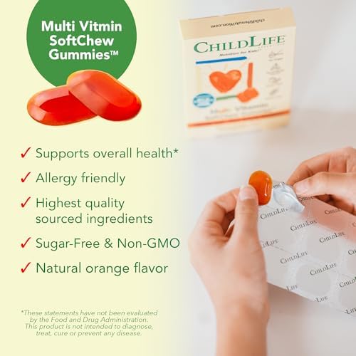 CHILDLIFE ESSENTIALS Gomas Masticables Multivitamínicas para Niños - Vitaminas Infantiles, Suplementos para Niños, Sabor Naranja Natural, 27 Tabletas - imagen 6