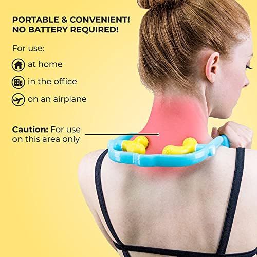 Masajeador de Cuello Shiatsu Lindo - Perillas Ajustables para Masaje Suave de Cuatro Puntos o Masaje Profundo de Dos Puntos - imagen 3