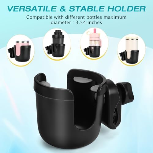 Soporte para Taza ZHCHG para Silla de Ruedas, Andador, Scooter y Cochecito - imagen 2