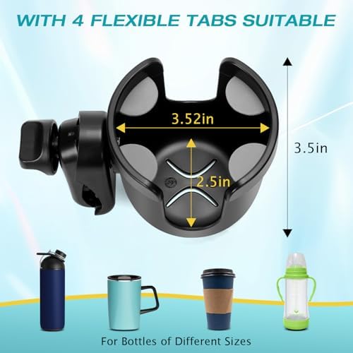 Soporte para Taza ZHCHG para Silla de Ruedas, Andador, Scooter y Cochecito - imagen 4