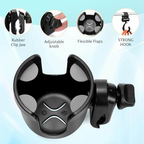 Soporte para Taza ZHCHG para Silla de Ruedas, Andador, Scooter y Cochecito - imagen 5