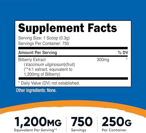 Nutricost Polvo de Arándano 250 Gramos - Libre de Gluten y No OGM - imagen 2
