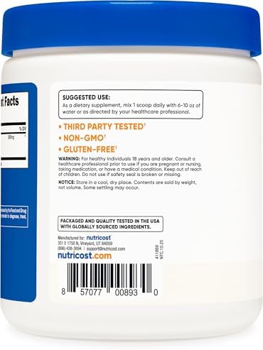 Nutricost Polvo de Arándano 250 Gramos - Libre de Gluten y No OGM - imagen 5