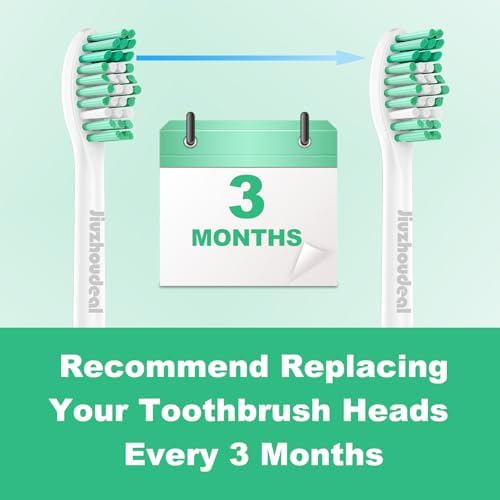 Cabezas de cepillo de dientes de reemplazo Jiuzhoudeal para Philips Sonicare E-Series, compatibles con Sonicare Essence, Elite, Advance y CleanCare, - imagen 5