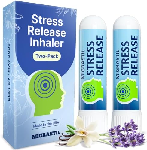 Inhalador Migrastil para Liberación de Estrés 2-Pack, Fórmula Aromaterapia Calmante, Alivio Natural con Bálsamo de Perú y Aceites Esenciales. Hecho - imagen 1