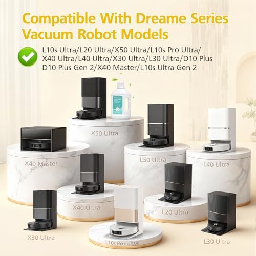 Solución de Limpieza VILLAPOOL Compatible con Aspiradoras Robot Dreame y Aspiradoras Húmedas y Secas, Limpiador Multi-Superficie Sin Residuos, 1000 - imagen 3
