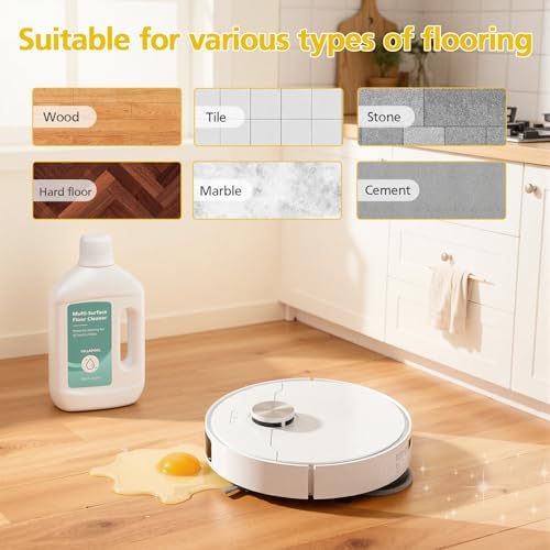 Solución de Limpieza VILLAPOOL Compatible con Aspiradoras Robot Dreame y Aspiradoras Húmedas y Secas, Limpiador Multi-Superficie Sin Residuos, 1000 - imagen 4