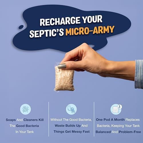 Podos Tratamiento de Tanque Séptico Eliminadores de Olores - 12 Meses de Suministro - 2X Fuerza - Previene Respalos y Reparaciones - Septic Snackers - imagen 6