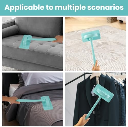 Kit de Limpieza para Pantallas de Ventana – Cepillo para Malla + 3 Cepillos para Ranuras y 6 Paños de Repuesto – Mango Extensible de 14.8″, Uso - imagen 4