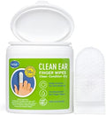 Guantes de Limpieza para Oídos Helse - Cepillo para Oídos Humano - Elimina Cera, Sudor, Aceite y Suciedad - Suaves Toallitas para Limpieza de lóbulos - imagen 1