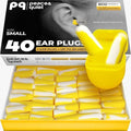 Tapones para oídos Peace&Quiet PQ Pequeños para Dormir - 40 Tapones, Cancelación de Ruido 32 dB, Bloqueo de Sonido, para Mujeres y Hombres - imagen 1