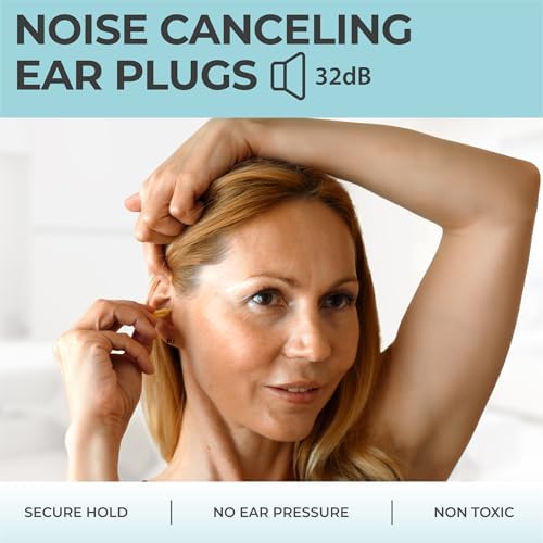 Tapones para oídos Peace&Quiet PQ Pequeños para Dormir - 40 Tapones, Cancelación de Ruido 32 dB, Bloqueo de Sonido, para Mujeres y Hombres - imagen 5