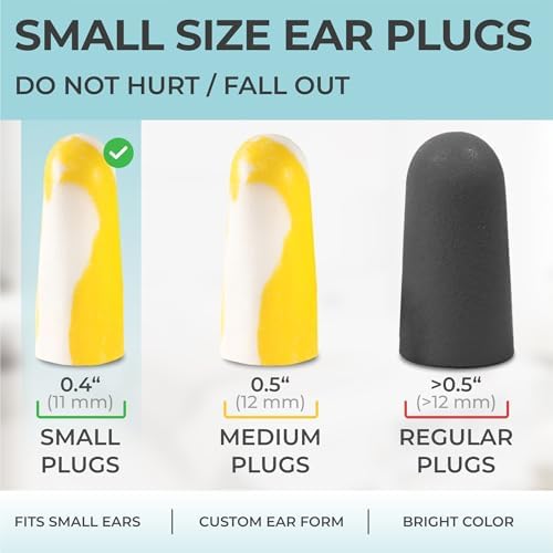Tapones para oídos Peace&Quiet PQ Pequeños para Dormir - 40 Tapones, Cancelación de Ruido 32 dB, Bloqueo de Sonido, para Mujeres y Hombres - imagen 6