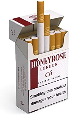 Cigarrillos Herbales Honeyrose Sabor Cereza, Sin Tabaco ni Nicotina, 100% Naturales, Para Dejar de Fumar, Hechos en Inglaterra - imagen 1