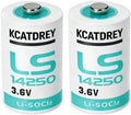 Baterías KCATDREY 2 x 1/2 AA 14250 3.6V para Collar de Perro, Reloj, PLC y Memoria de Computadora - imagen 1