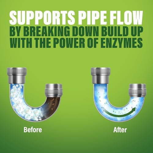 Limpiador de Inodoro Ultra Espumoso Green Gobbler – 15+ Dosis, Espuma Autonivelante, Elimina Manchas Difíciles y Acumulación en Tuberías, Previene - imagen 8