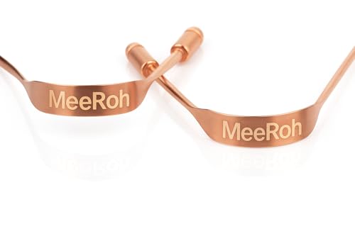Raspador de Lengua de Cobre Puro MeeRoh (Paquete de 2) – Limpiador Manual para Aliento Fresco – Herramienta Tradicional de Higiene Oral para Adultos - imagen 4