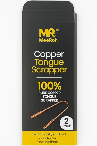 Raspador de Lengua de Cobre Puro MeeRoh (Paquete de 2) – Limpiador Manual para Aliento Fresco – Herramienta Tradicional de Higiene Oral para Adultos - imagen 8