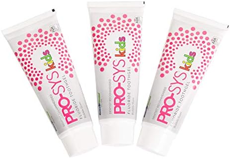 Pasta de Dientes PRO-SYS® para Niños Sabor Chicle con Flúor - Aprobada por la ADA (Paquete de 3) - imagen 1