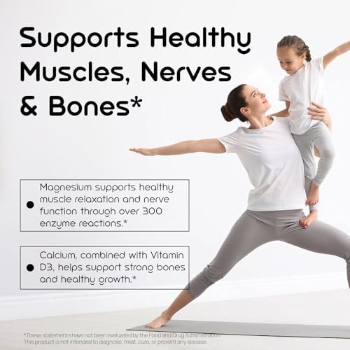 Gomitas de Magnesio Glycinate para Niños y Adultos, Sin Melatonina, 60 Unidades para Relajación, Sueño y Salud Ósea y Muscular - imagen 8
