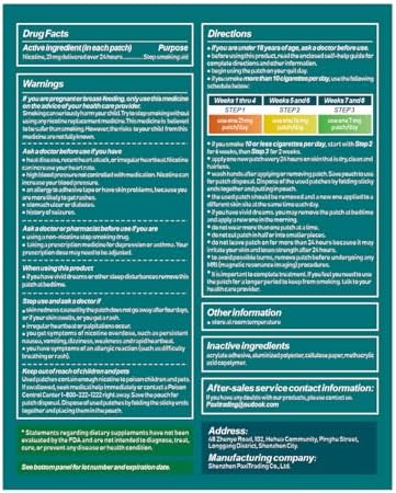 Parche de Nicotina Paso 1, 21 mg, 30 Parches - Ayuda Efectiva para Dejar de Fumar, Sistema Transdérmico de 24 Horas - imagen 2