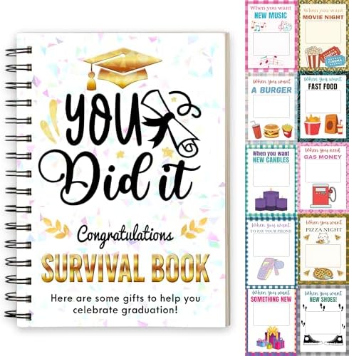 Libro de Tarjetas de Regalo BerryMila para Graduación (5x7 pulgadas), Holder de Tarjetas Holográficas de 20 Páginas, Álbum de Supervivencia para - imagen 1