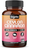 Cápsulas de Canela de Ceilán con Jengibre y Suplemento de Cúrcuma Curcumin - 120 Cápsulas Veganas - imagen 1