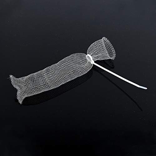 Trampas de Pelusa para Lavadora 48 Piezas, Filtro de Malla de Acero Inoxidable con 48 Cables de Nylon para Atrapar Pelusa en Manguera - imagen 4