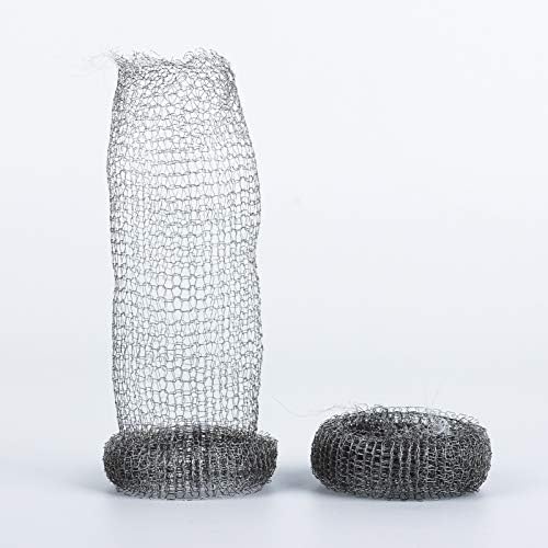 Trampas de Pelusa para Lavadora 48 Piezas, Filtro de Malla de Acero Inoxidable con 48 Cables de Nylon para Atrapar Pelusa en Manguera - imagen 7