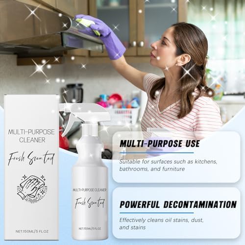 Cuoct 2 Piezas Limpiador Multiusos R & W, Spray de Limpieza Sin Enjuague, Espuma Limpiadora para Baño Multiusos - imagen 7