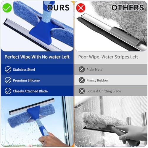 Kit Profesional de Limpiaparabrisas LOMIDA - Pólvora de Aluminio Ligera de 62, Herramienta de Limpieza 2 en 1 con Cabezal Flexible para - imagen 6